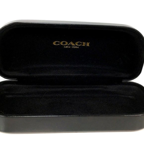 Coach Black Hard Eyeglass Case - Picture 2 of 12